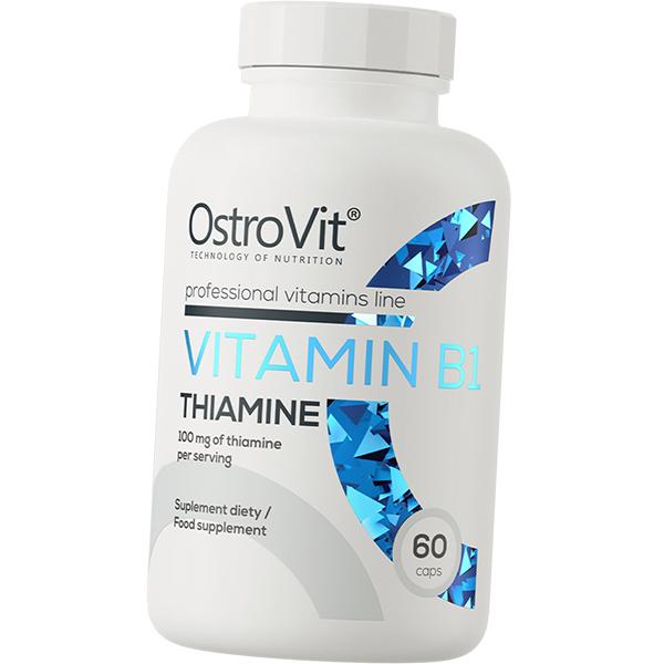

Вітамін В1, Тіамін, Vitamin B1 Thiamine, Ostrovit 60капс (36250114) 60caps