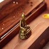 Car Decoration Micro-carving Buddha Trinkets Desktop Decor Sitting Buddha Figurine Sakyamuni Statue
