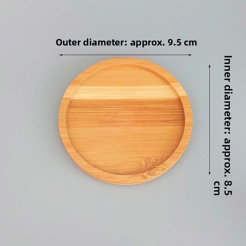 Retro Bamboo Cup Mat round Flower Pot Mat Tea Ceremony Table Mat Heat Resistant Pad Bowl Pad Pot Holder Di Mat
