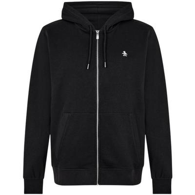Sweat à capuche pour homme Original Penguin en coton à manches longues et fermeture éclair intégrale