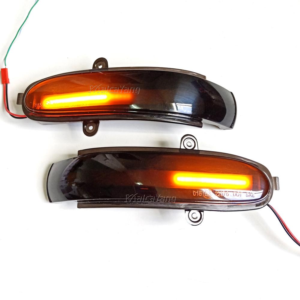 For Mercedes Benz C Class W203 S203 CL203 2001-2007 Dynamic Turn Signal Light LED Side Mirror Sequential Indicator Blinker Lamp