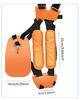 Double Shoulder Strap Lawn Mower Harness Strap Comfort Labor Saving Strimmer Padded Belt for Brush Cutter Trimmer Garden Pruner