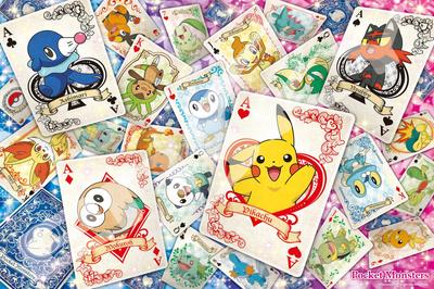 ENSKY Pocket Monsters Pokemon Playing Card Art 50 X 75cm Jigsaw Puzzle 1000 Pieces JIGSAW PUZZLE 1000-MG010