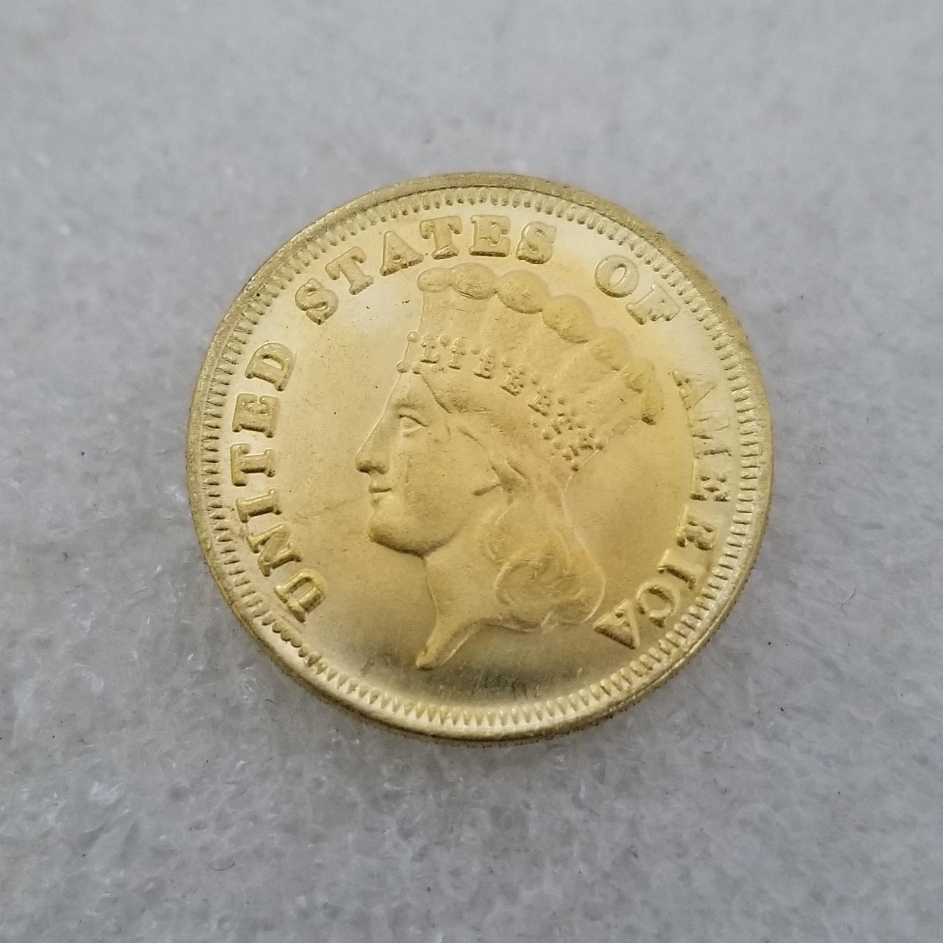 

1870 США Соединенные Штаты Памятные Коллекционные Сувенирные Монеты