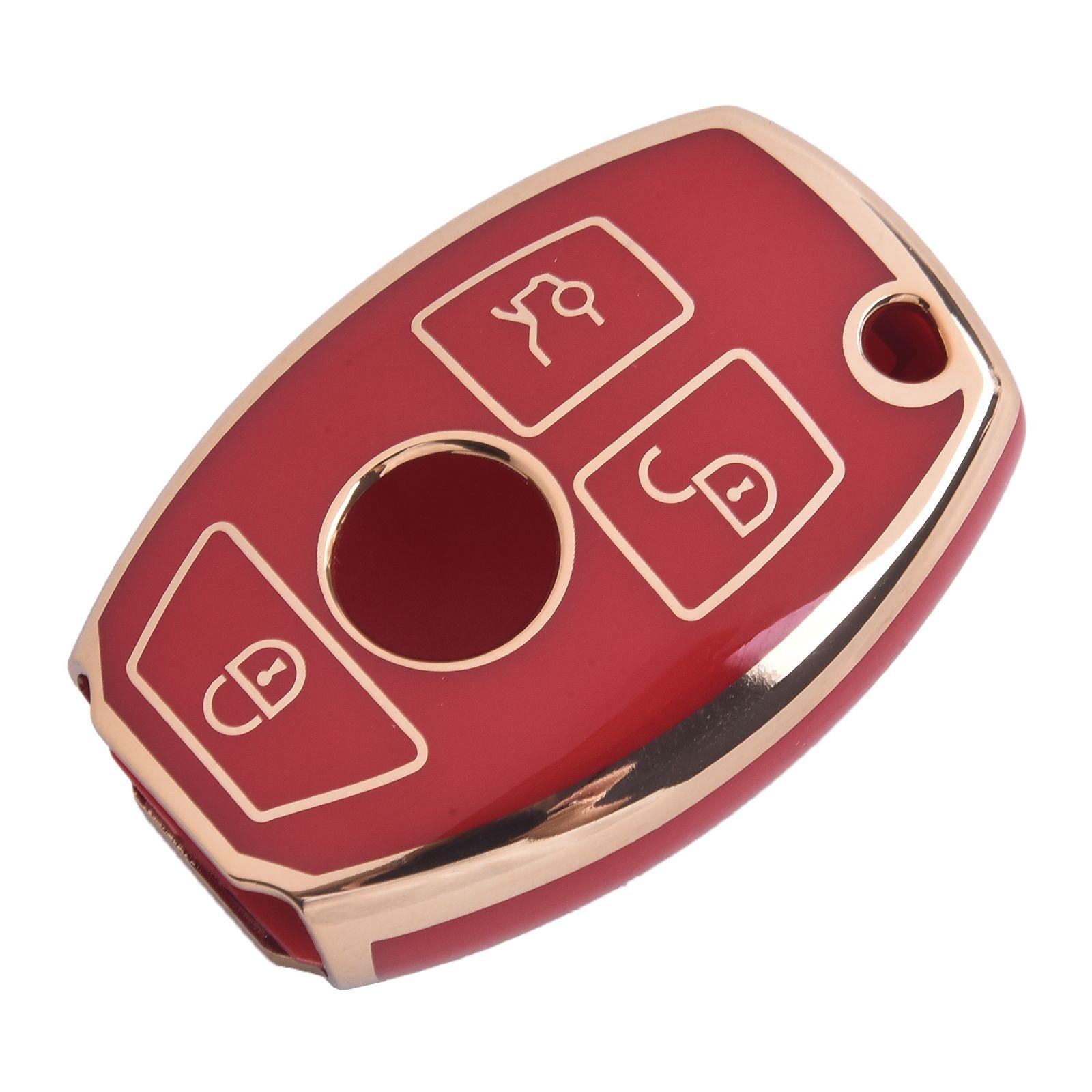 

Чехол для автомобильного ключа 3 цвета, устойчив к падениям, пыли и царапинам красный