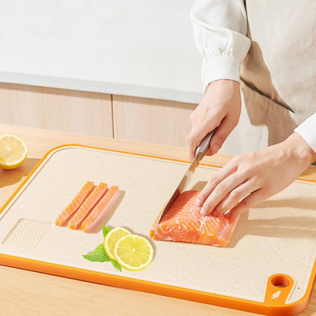 Chopping Board Household And Mildew-proof Cutting Board Kitchen Plastic Chopping Board Fruit Cutting Sticky Board Set Knife Board Panel