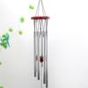 1pc Wind Chimes 6 Tubes Outdoor Large Deep Tone Bells Metal Garden Yard Patio Decoration Hanging Ornament
