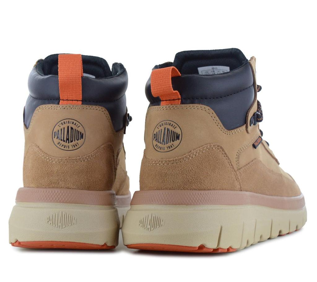 Palladium Pallaflex Cuff M - Men's Sneaker-Boot Boots Shoes Leather Brown 09509-254-M ORIGINAL