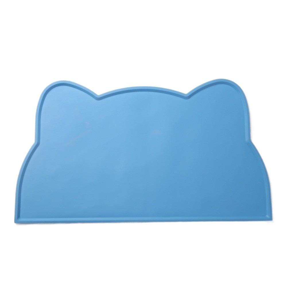 Anti-Slip Pet Silicone Feeding Mat Washable Tableware Mat Dog Cat Bowl Mat  for Cats and Dogs
