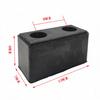 Paraurti Ammortizzatore in Gomma Heavy Duty Paracolpi Anti Collisione Cuscino Protezione Parcheggio Camion Rimorchio Ammortizzatore Accessorio Veicolo