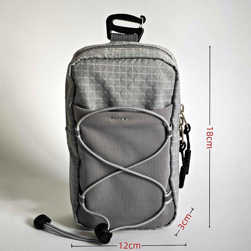 Multifunktionale Hüfttasche für den Außenbereich - Umhängetasche für Handy, Powerbank, Funkgerät-Halterung zum Wandern, Bergsteigen, Reisen