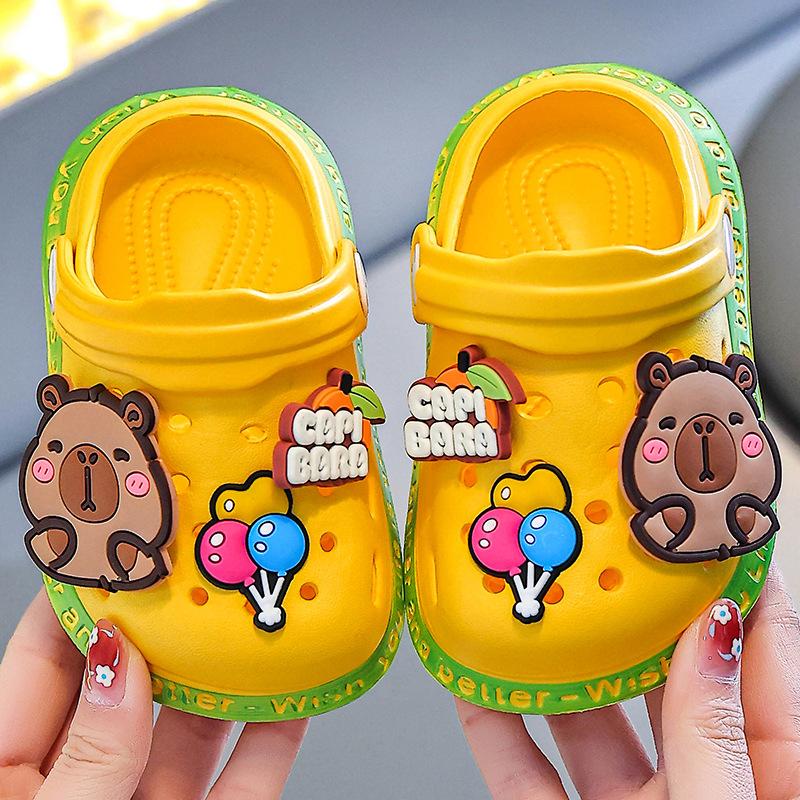 Animals Cartoon Sandals Summer Children Sandals Baby Girls Toddler Soft Non Slip Princess Shoes Kids Candy Beach Shoes