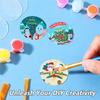 A84E-For DIY Crafts, Sublimation, And Keychain Projects 18Pcs Versatile Acrylic Ornament Blanks(5Cm/7.5Cm/10Cm)