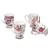 Bone China Coffee Mug Gift Set - Customizable Logo Options, Various Styles