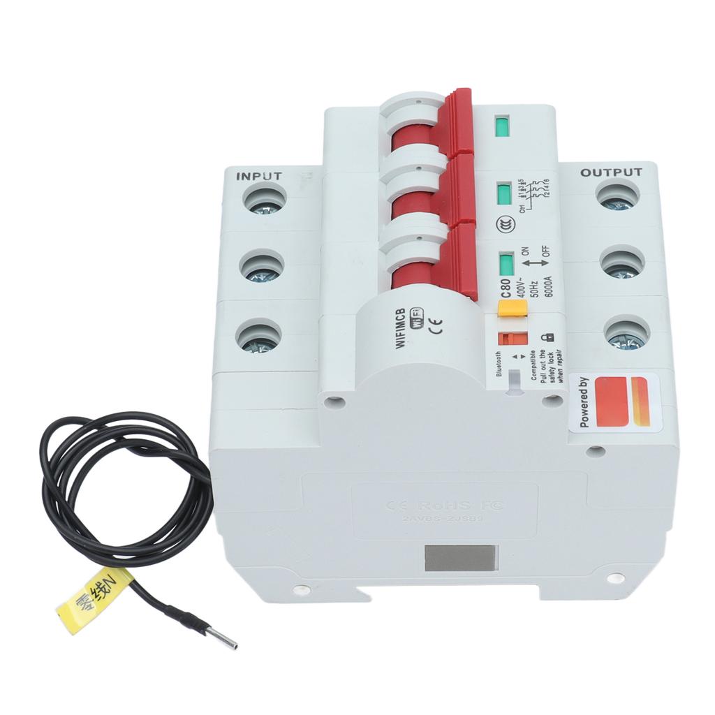3P Smart Circuit Breaker WIFI Remote Control Leakage AC 400V