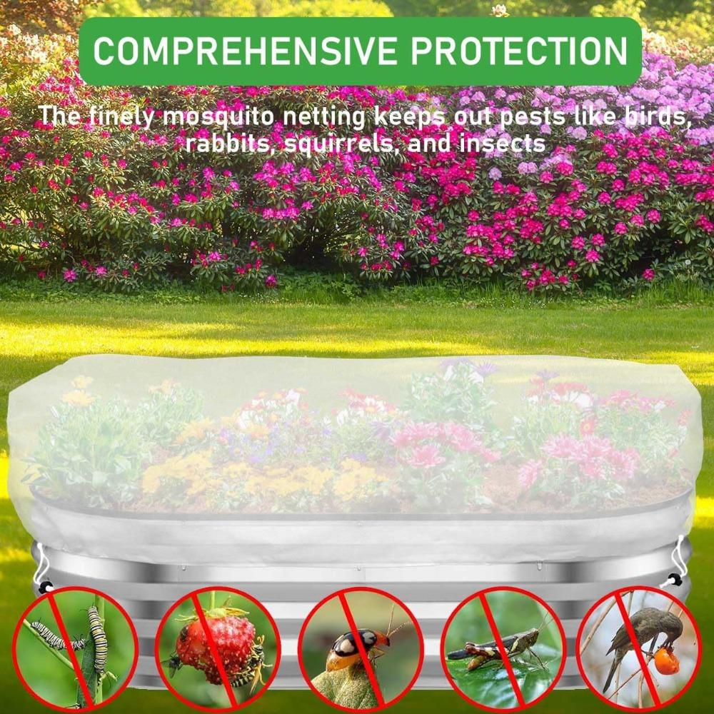 Atmungsaktives Garten-Insektenschutznetz Insektenabwehrnetz Gemüsebeet