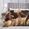 Umbreon  Warm Blanket  Kids Adult Plush Throw Blanket Novelty Couch Chair Flannel Bedspread Sofa Bed Cover