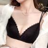 Women's Bra Hollow Out Lightweight Without Steel Ring Gathering Lace Sexy Girl Underwear Comfortable Thin Bra