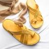 Women'S Slippers Fashion Platform Wedge Sandals Comfortable Flat Simple Non-Slip Beach Shoes Sandalia Feminina Plataforma