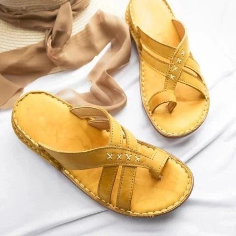 Women'S Slippers Fashion Platform Wedge Sandals Comfortable Flat Simple Non-Slip Beach Shoes Sandalia Feminina Plataforma
