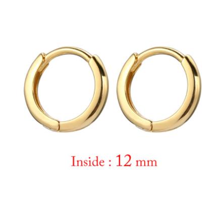 925 Sterling Silver Big Circle Stud Earrings for Women New Fashion Exaggerated Party Jewelry Gifts Prevent Allergy