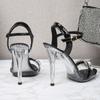 Women’s Sexy Heels Sandals 11cm High Fashion Heels Girls Shoe Slipper Candy Color Sandals
