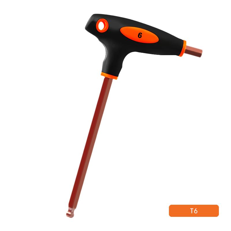 Т-образная шестигранная отвертка T25/2.5/3/4/5/6/8/10 мм хром-ванадиевая сталь — фото 13