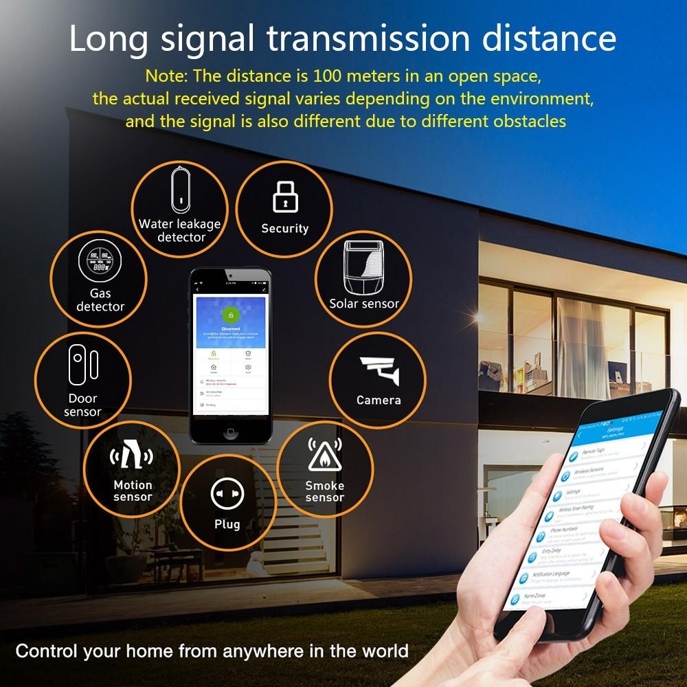 PG-103 WIFI + GSM Home Anti-theft Alarm System Smart Alex Googlehome Voice Control  Anti Theft Alarm Set