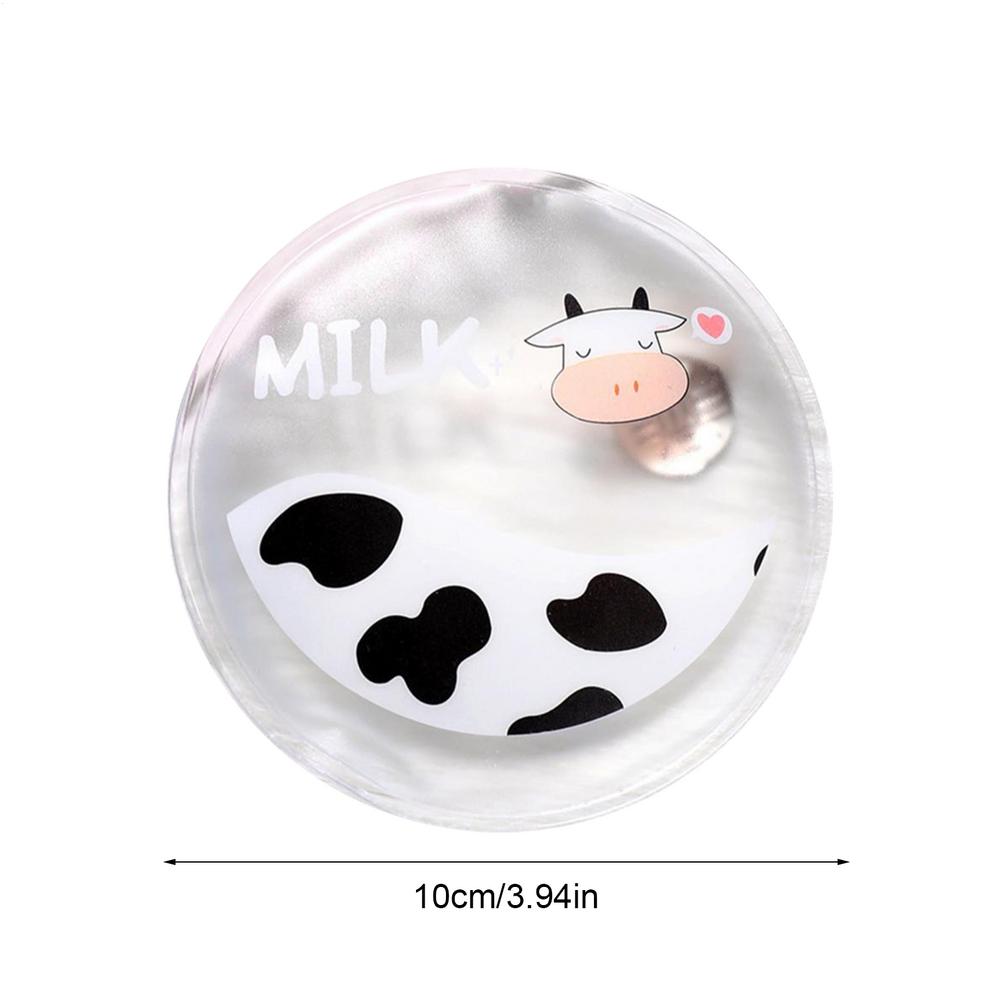 Круглая грелка мгновенного нагрева Мультяшная Портативная ПВХ Гелевая грелка для рук Многоразовая Мини Милая Самонагревающаяся грелка для рук Детей Взрослых