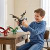 Creative MOC Medieval Dragon Toy - Movable Wings, Dino-Inspired Design, Compatible Bricks Give Toys To Boys