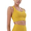 Double-sided Brushed Cross Back Sports Shockproof Gathered Yoga Fitness Vest