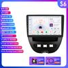 Hizpo 2din Android Autoradio for Peugeot 2005 Toyota Aygo 2014 Citroen C1 Car Radio Multimedia Video Player GPS Nav CarplayRDS FM Auto 4G BT DVR Cam