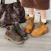 Pracovní vítr Martinovy boty pánské 2025 zima nové americké retro rebarborové boty na silné podrážce párové boty 2118-J