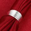 Street All-match Jewelry 925 Sterling Silver Multi-line Rings For Women Adjustable Fashion Wedding Party Christmas Gifts