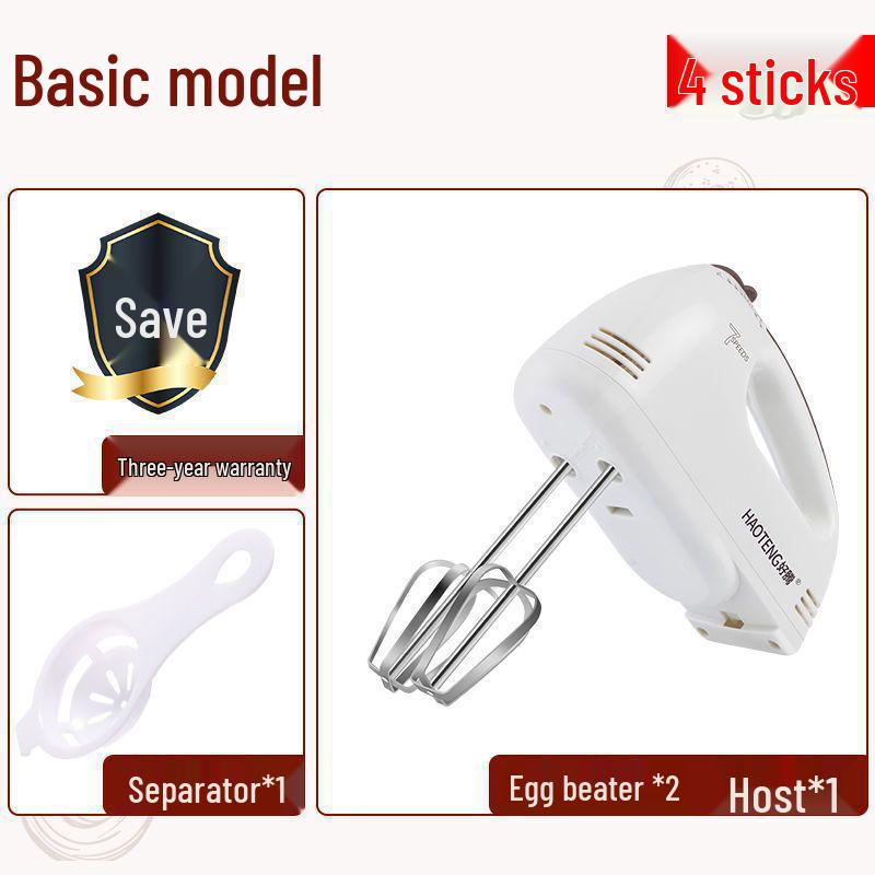 

Electric Handheld Kitchen Egg Beater & Cream Whipper Default