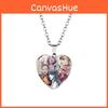 Taylor Swift Inspired Heart Shaped Necklace For Kids Stunning Glass Pendant Stylish Accessory