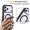 For iPhone 17 Pro Case Compatible with MagSafe TPU+PC Transparent Protective Phone Cover