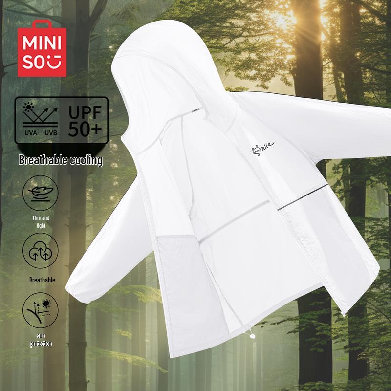 MINISO Men's Summer UV Protection Hooded Jacket