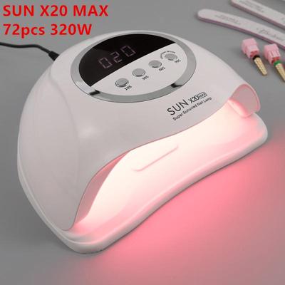 320W 72LEDs Nagel Trocknen Lampe Für Maniküre Professionelle Led UV Trocknen Lampe Mit Auto Sensor Smart Nagel Salon ausrüstung Werkzeuge