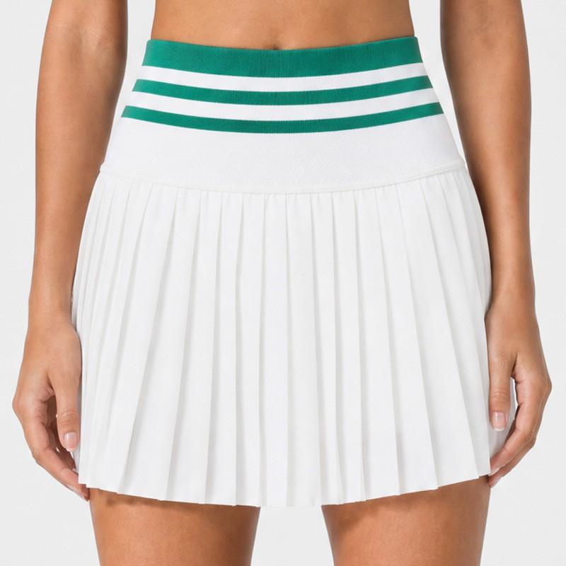 Womens Athletic Skort With Built-in Shorts Tennis Badminton Running Yoga Sportswear
