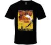 Above The Rim 90er Schwarzes Basketballfilm-T-Shirt im Used-Look