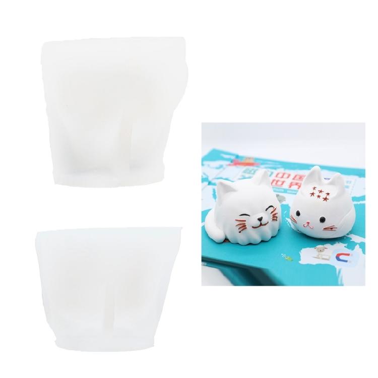 Cats Shape Silicone Mold for Mousse Cake Practical Pudding Dessert Baking Mould Convenient Baking Tool for Muffins