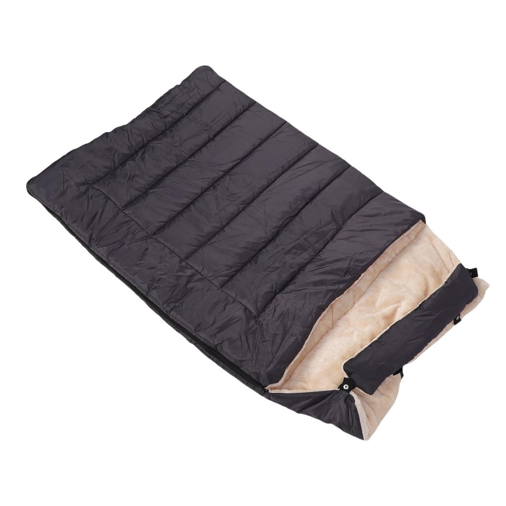 Saco de Dormir Cálido para Perro Impermeable Empacable Portátil Cama para Perro de Exterior con Almohada para Interior Exterior