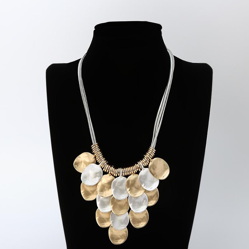 DIMANAF 2024 Vier-Jahreszeiten-Anhänger, Retro-Accessoire, einfacher Ethno-Stil, langer Ethno-Stil, Blatt-Accessoires-Anhänger