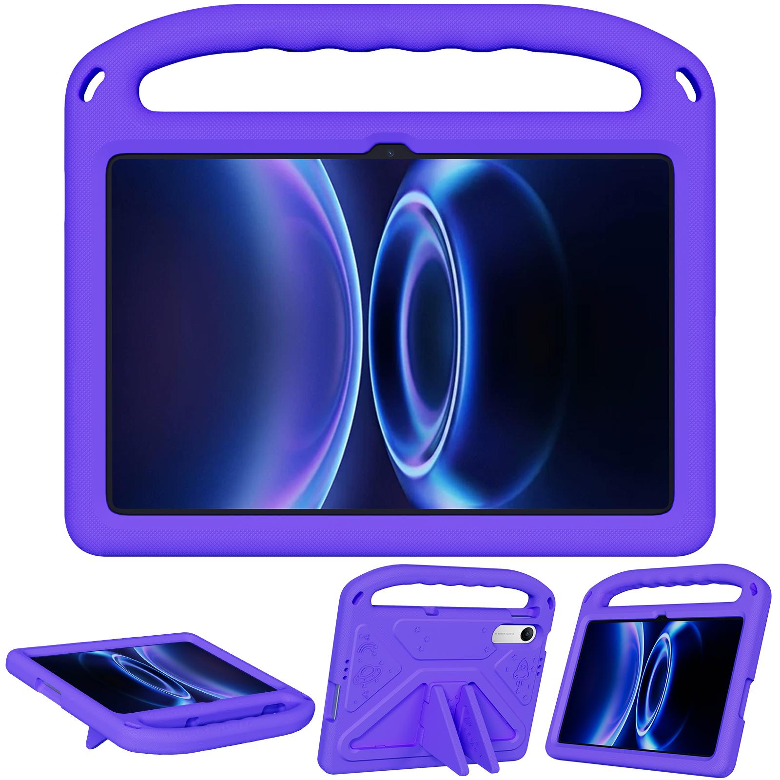 EVA Stand Case voor Redmi Pad 2 SE 9.7 inch Poco Pad C1 Kinder Handvat Kickstand Tablet Cover voor Redmi Pad 2 9.7  Shell Redmi Pad 2 SE 9.7 paars