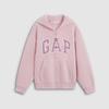 Gap Girls' Embroidered Fleece Hooded Sweatshirt Jacket