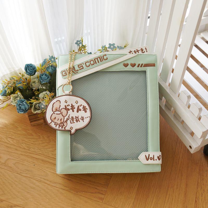 

Original Glory Crossbody Comic Style Book Cartoon Backpack Green shoulder version (presale)