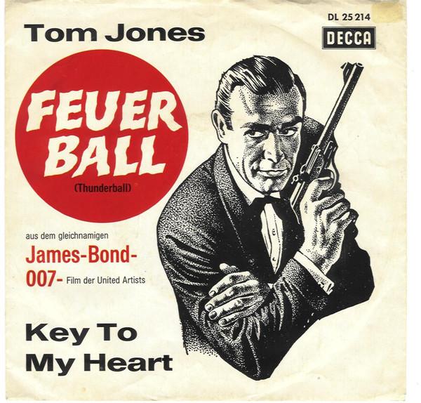 

7inch Record TOM JONES - Feuerball (Thunderball) DL25214 Decca 1965 Germany Pop Used