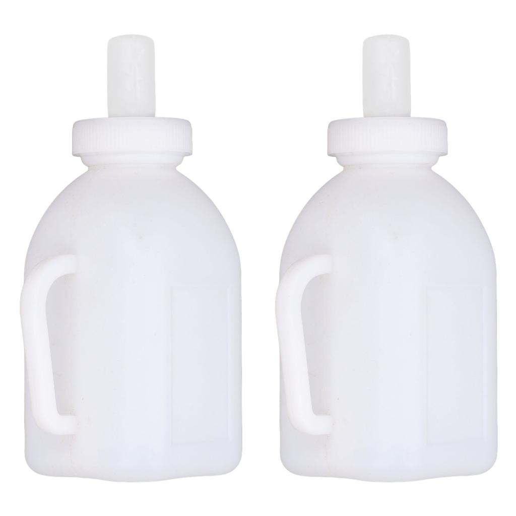 Calf Feeding Bottle 1L Capacity Thick Durable Easy Cleaning Calf Milk Feeder with Detachable Pacifier