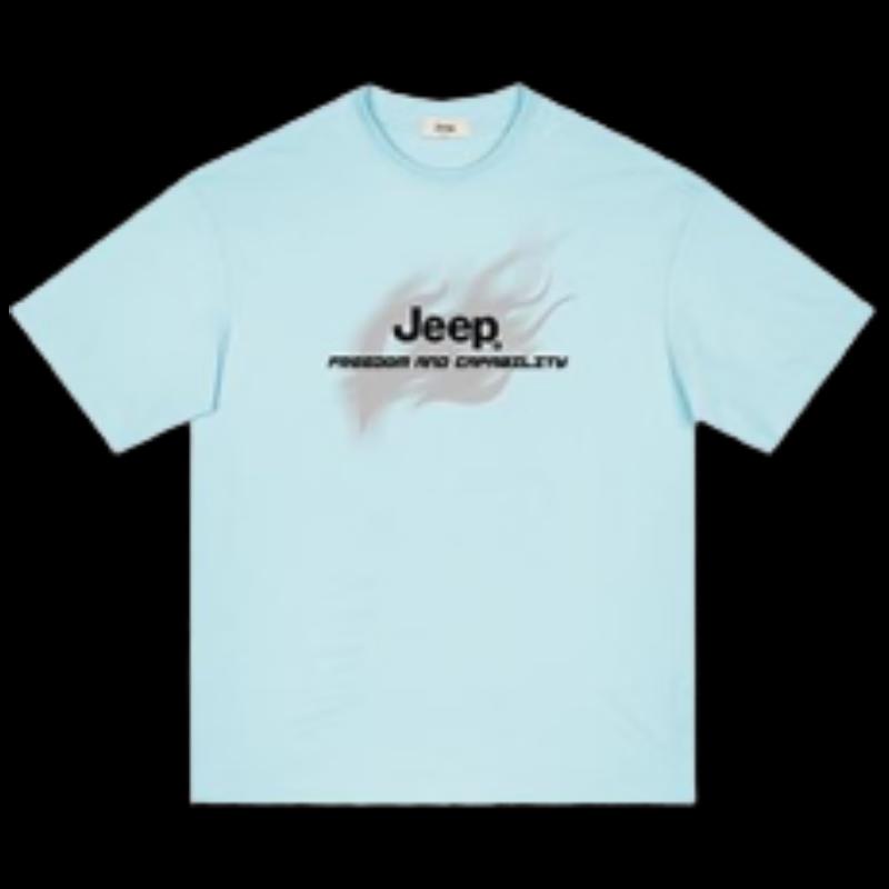 JEEP 2025 Unisex American Loose Fit Summer T-Shirt XL